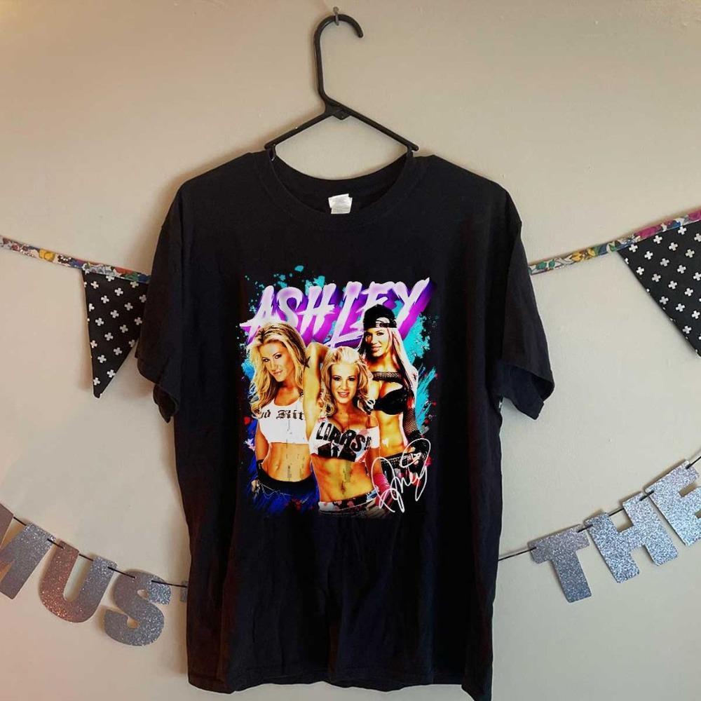 Ashley Massaro Graphics Hip Hop T-shirt - Unisex Black T-Shirt